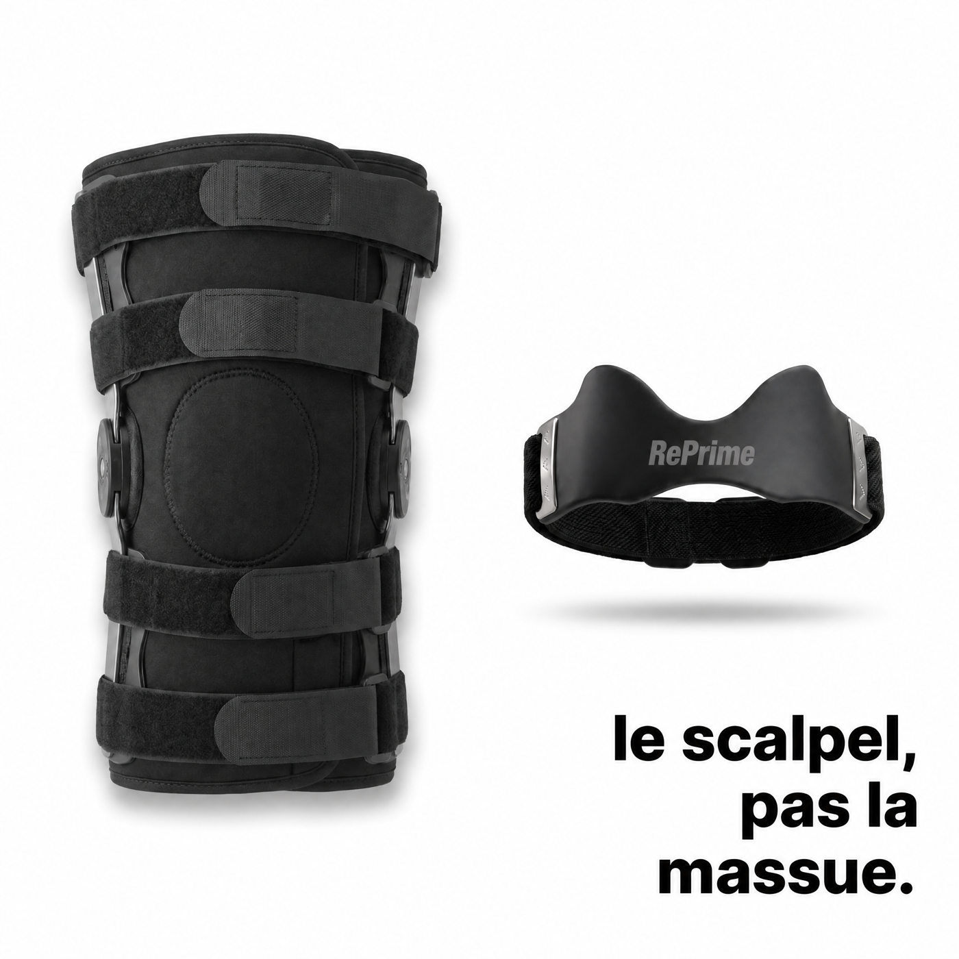 Ce n'est pas une genouillère. Et c'est voulu.